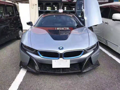 Carbon fiber car bumpers body kit front lip for BMW I8