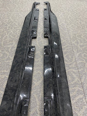 R-style forging carbon fiber side skirts for AMG GT GTS
