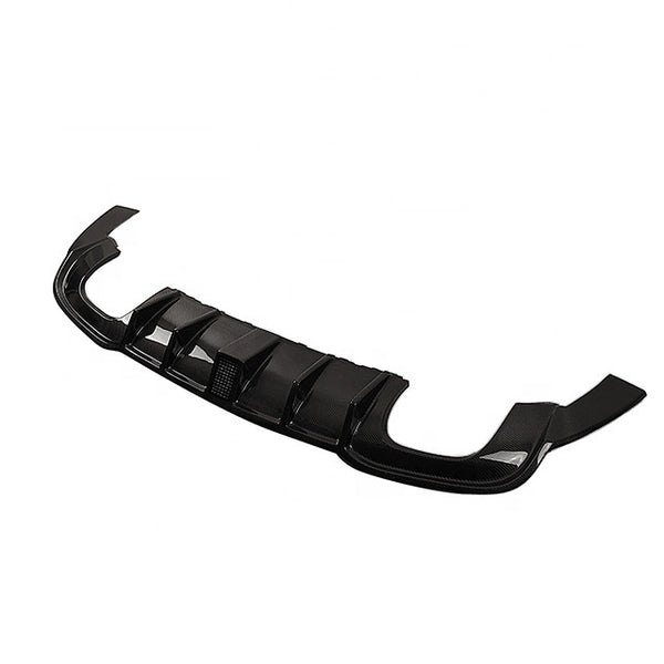 Carbon Fiber Rear Bumper Lip Diffuser with LED Lamp for A3 Sline S3 RS3 Sedan 2017 -2019