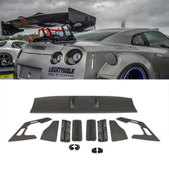 LB style carbon fiber rear spoiler fit for R35 09-15