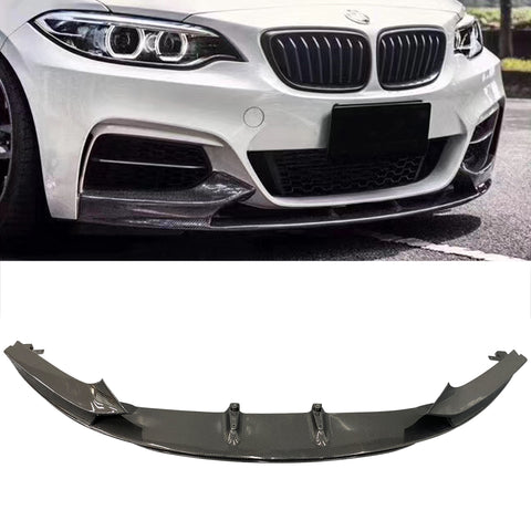 MP style carbon fiber front lip for F22