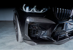 Karbel style carbon fiber front lip rear difuser fog lamps decoration for F97 X3M F98 X4M
