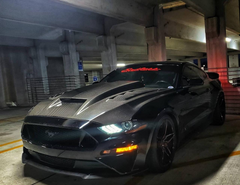 TF Carbon Fiber Style  Auto Engine  Bonnet  Hood For Mustang 2015-17