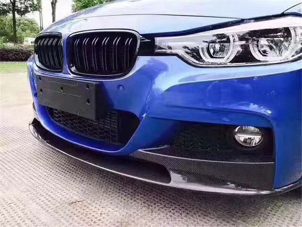 MP style Carbon Fiber  Front bumper Splitter Lip for 3 series F30 F35 2012-2019