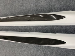 Quadrifoglio style carbon fiber body kit side skirt for Romeo Giulia