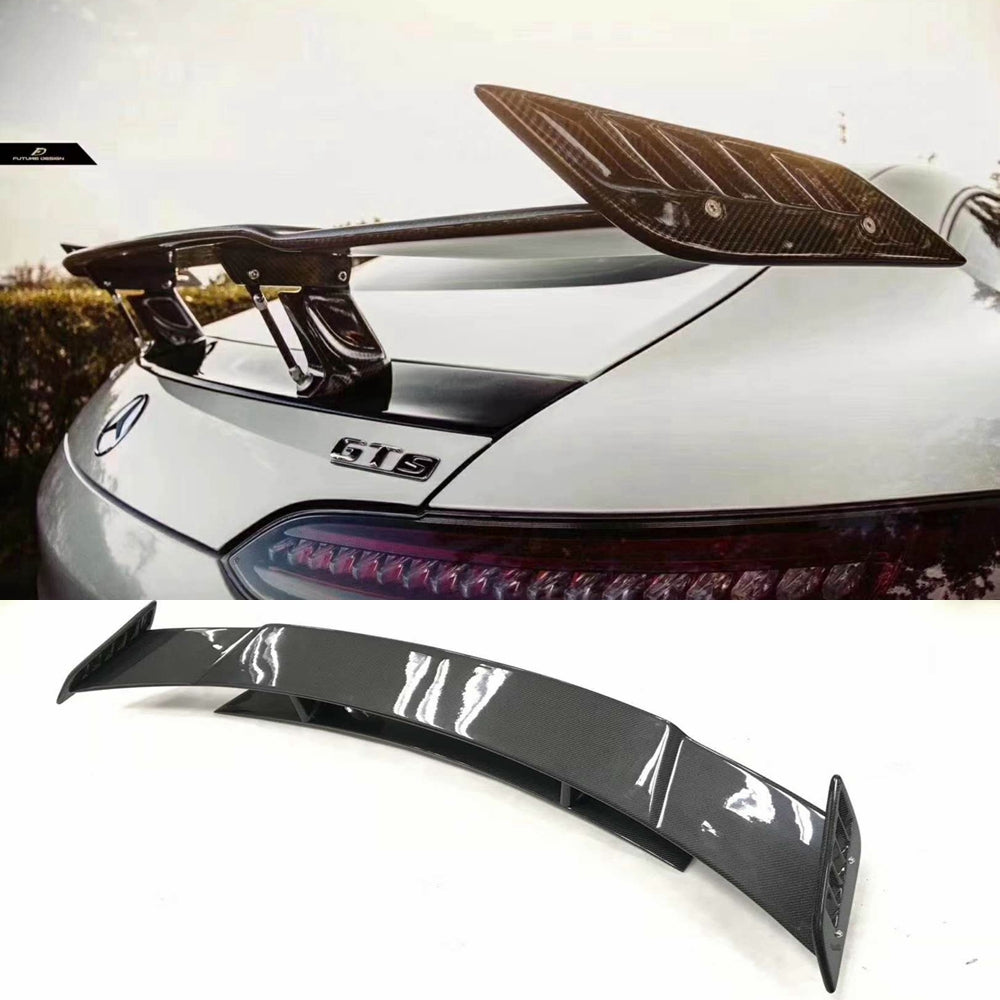 GTR style Carbon Fiber Rear Spoiler  For  AMG GT GTS AMG GTR  trunk wing