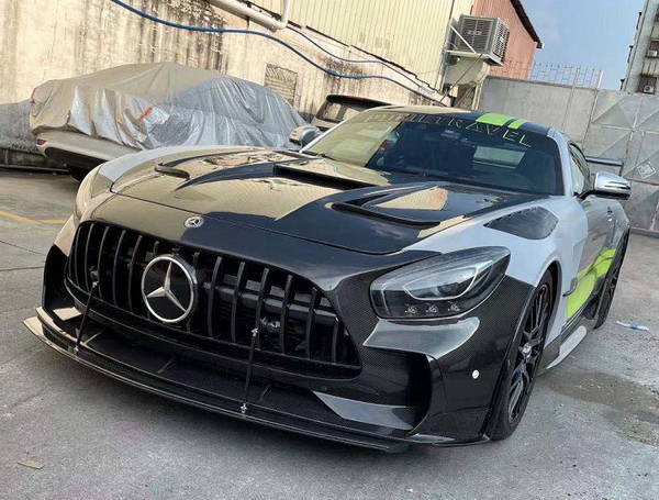AMG GT BLACK SERIES half carbon fiber body Kit bonnet  for AMG GT GTC. Please note shipment sea shipping only, do not order directly