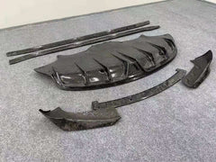 RPMtesla`S Supplier CMST style carbon firber front lip side skirts rear diffuser spoiler for Tesla model 3 carbon kit