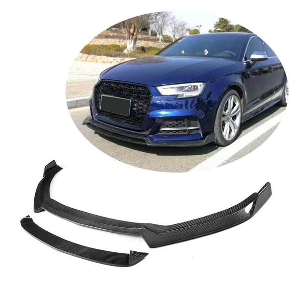 Dry Carbon Front Lip  For  Audi A5 S5 Sline Coupe Convertible Sportback 2-Door 4-Door 2021+