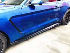 CMST style carbon fiber side skirts for Ford Mustang 2015-2020