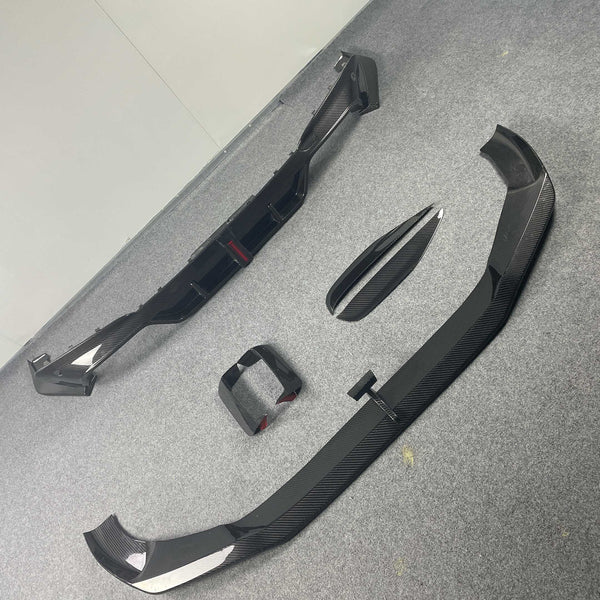 Carbon fiber rear diffuser  for F97 X3M rear bumper splitter lip