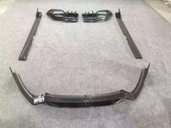 DMC carbon fiber front lip, side skirts, rear diffuser, spoiler for Ferrari F12 splitter