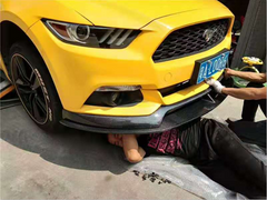 AC style carbon fiber front lip for Mustang 2015-2017