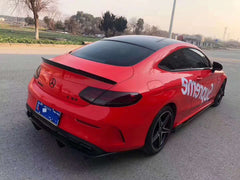 FD Style  Carbon fiber Spoiler for  W205 C250 C300 C400 C450 C63 4 Door 2015-2019