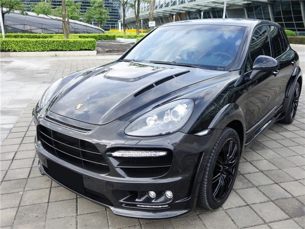 HM style carbon fiber car bumpers body kit hood bonnet for Porsche 958