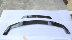 Black Front Bumper Splitter Carbon Fiber Front Bumper Lip V Type Fit For BMW 2 Series M2 F87 2016+