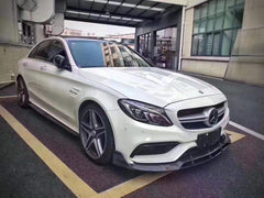 W205 C63 carbon PSM front lip for W205 coupe saloon carbon splitter
