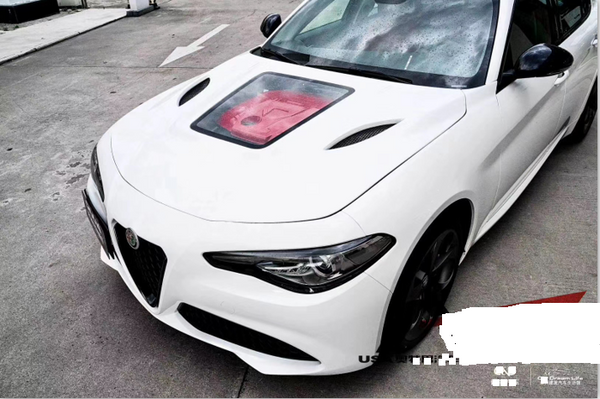 IMP style carbon fiber car hood boonet engine cover for Alfa Romeo Giulia