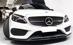 W205 AMG C43 carbon fiber front lip front bumper lip for W205 C43 AMG
