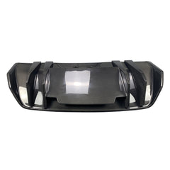 dry carbon fiber V style front bumper front lip rear diffuser for R8 V10