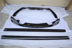 Carbon Fiber Front Bumper Lip Spoiler Splitter For X5M X6M F85 F86 3D Style Head Chin Shovel