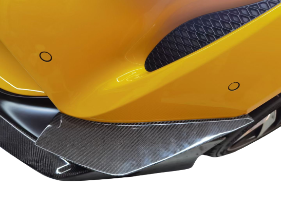 Carbon Fiber Front Bumper Canards For Supra A90