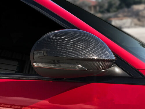 Carbon fiber body kit side mirrors cover for Romeo Giulia Rearview Mirror Shell 2016+