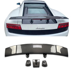 Carbon fiber spoiler for Lamborghini Gallardo LP550 LP560 LP570 Superleggera Rear trunk wing 2008-2014