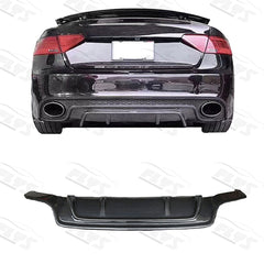 Carbon Fiber Rear Diffuser Spoiler for Audi A5 RS5 2012-2016 Rear Lip Bumper
