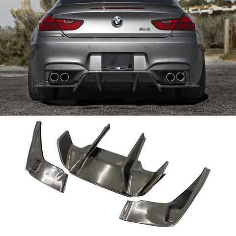 Enlaes style carbon fiber body kits rear diffuser for F12 F13 F06 M6