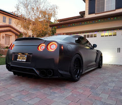 Carbon fiber duckbill trunk for GT-R35 nissan