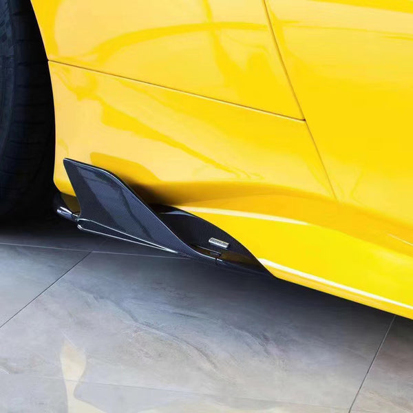 CAPRISTO carbon fiber Side wrap angle for 488 GTB