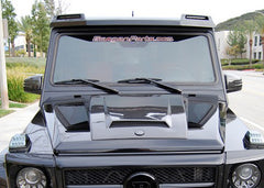 Carbon fiber body kit Top spoiler wing with lights for G class w463 G63 G65 G500 G400 G350
