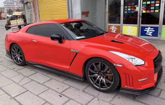 NISMO style body kit for GT R35 carbon fiber side skirts for GTR R35
