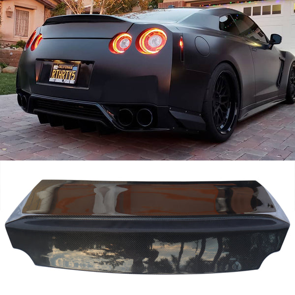 Carbon fiber duckbill trunk for GT-R35 nissan