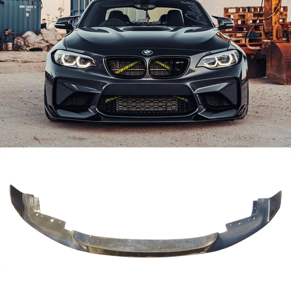 Dry carbon fiber BMW MP front lip for F87 M2