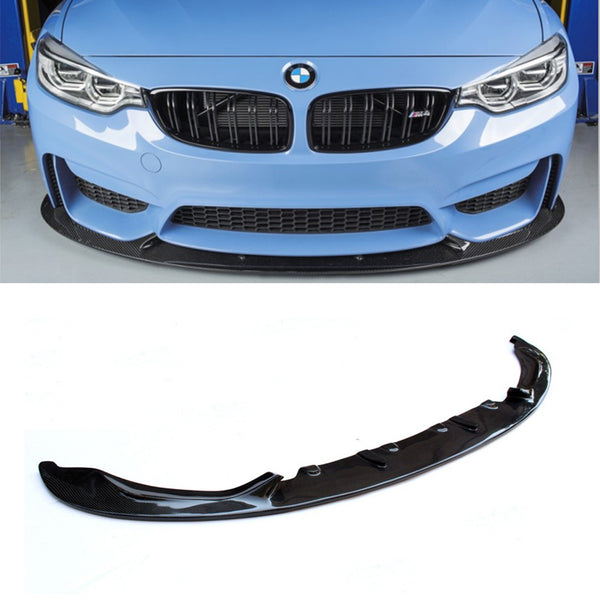 Hi-Q front carbon fiber bumper lip 3D style for 4 series F80 M3  F82 M4