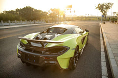 Mclaren 600LT style dry carbon fiber car bumpers body kit upgrade to 540C/570S
