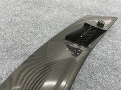 V-shaped carbon fiber rear bumper spoiler R8 V10 2017-2019