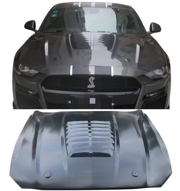 MP Concepts Shelby  GT500 Style  Aluminum Carbon Fiber  Engine Hood For Mustang 2015-17