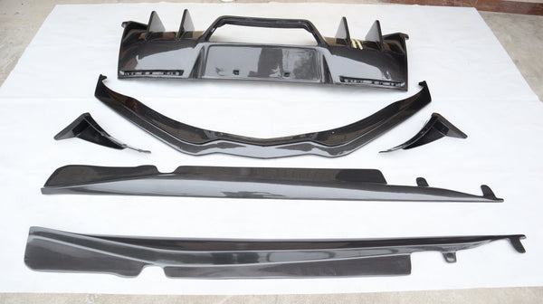 Real carbon C7 rear diffuser for corvette C7 carbon splitter 2014-2017