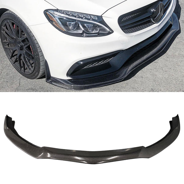 Car bumpers carbon fiber PSM style  front lip for W205 C63 AMG