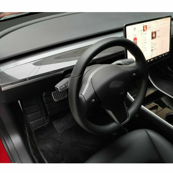 RPMtesla`S Supplier Dry carbon fiber Add on dashboard trim for Tesla Model 3 Model Y