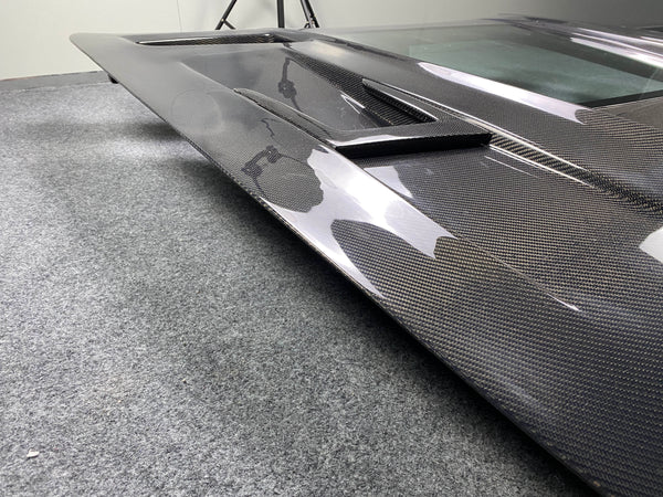 IMP style carbon fiber engine hood cover for AMG GT/GTS/GTC/GTR 2015-2020