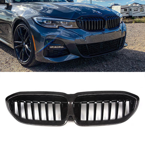 2019-2020 G20 G28 2019-2020 BMW 3 Series Carbon fiber body kit front grille