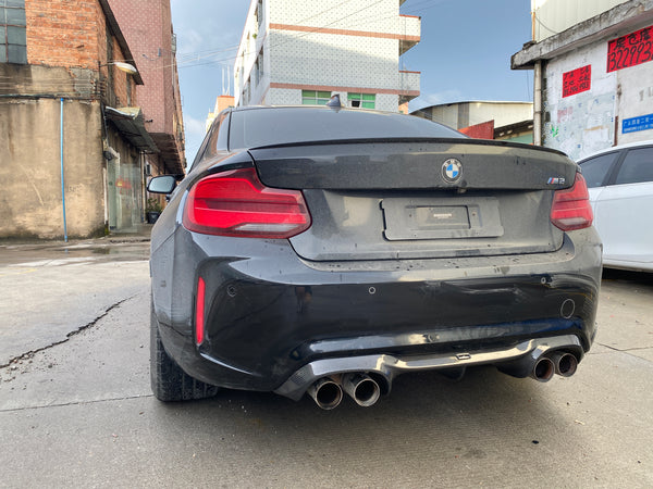 AC Style carbon fiber rear diffuser For F87 M2