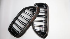 Carbon fiber Grille For 5 Series   F10 F18  M5 Glossy black grille