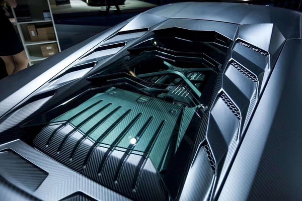 Carbon fiber rear engine hood for Huracan LP580 LP610 bonnet