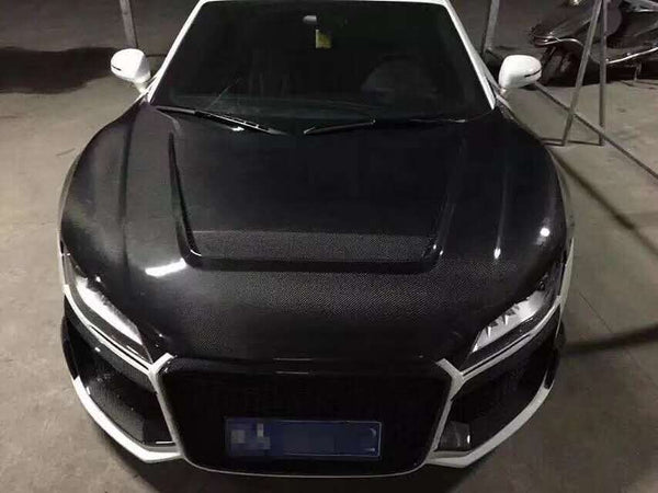 Carbon Fiber PPI Style  Hood for R8 Engine Bonnet