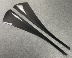 Dry Carbon Fiber Car Door Protection Trim Strips for Mclaren 540 570
